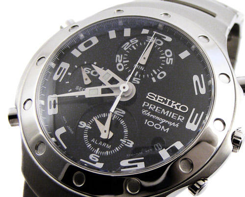 Men's Watches - SEIKO PREMIER SAPPHIRE Crystal Dual Crown Alarm Chronograph  - Seiko Elite Range was sold for R2, on 9 Sep at 08:36 by Fat dog  trading in Mossel Bay (ID:156720965)