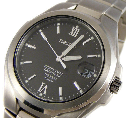Men's Watches - Rare Seiko Model! SEIKO Titanium Perpetual Calendar 100m  Date Quartz. was sold for R1, on 16 Apr at 11:33 by Fat dog trading  in Mossel Bay (ID:62600578)