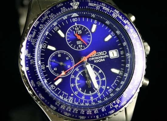 Men's Watches - SEIKO aviator's FLIGHTMASTER Slide Rule Oyster ...