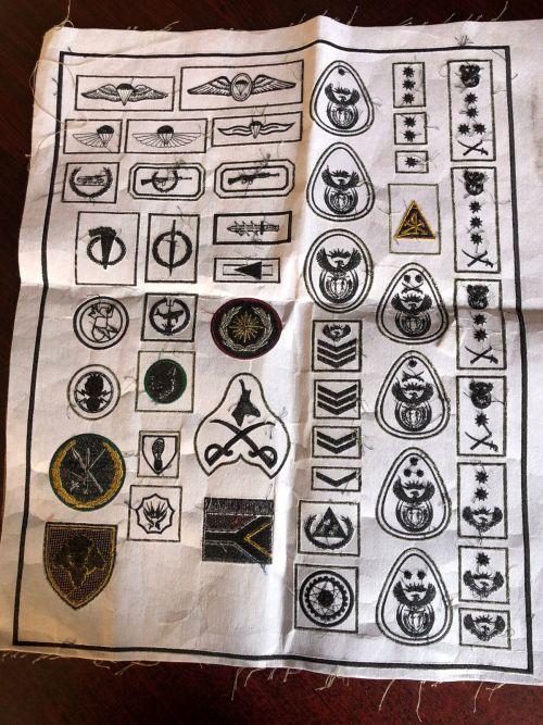 South African Army - SANDF COMPLETE BADGE AND RANK SET for sale in ...