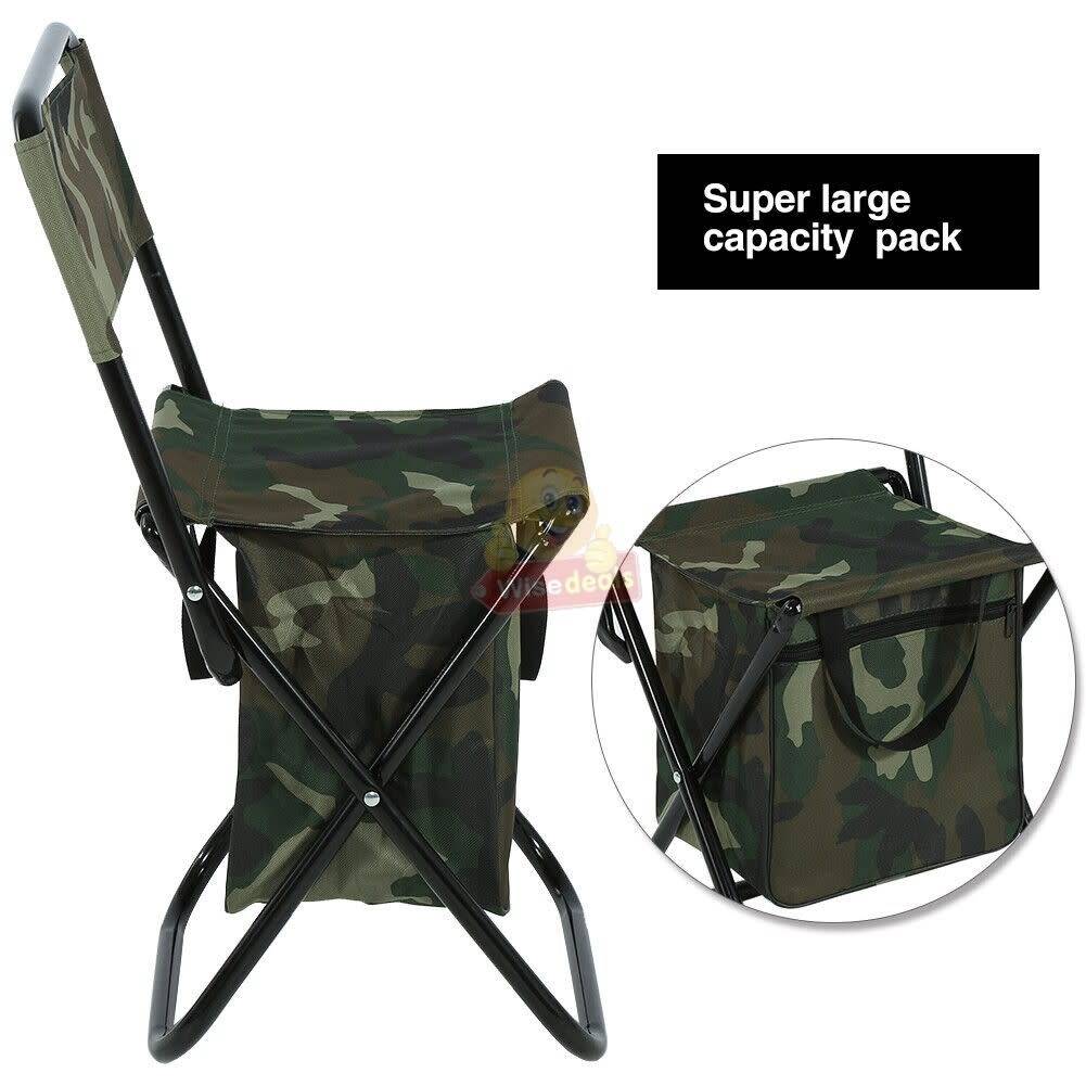 Chairs HighQuality Steel and 600D Durable Oxford Fabric Outdoor Foldable Chair with Cooler