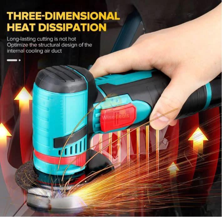 Grinders - Cordless Rechargeable Angle Grinder Kit with 2 X Discs ...