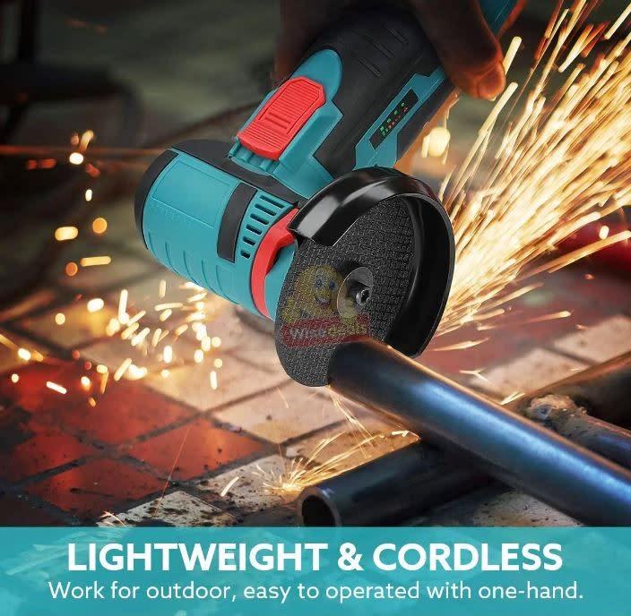 Grinders - Cordless Rechargeable Angle Grinder Kit with 2 X Discs ...