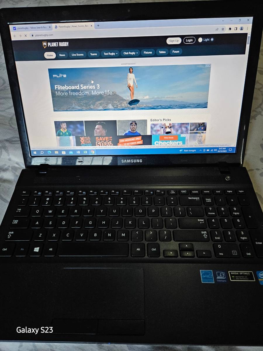 Laptops & Notebooks Samsung I5 laptop was sold for R1,655.00 on 5 Nov