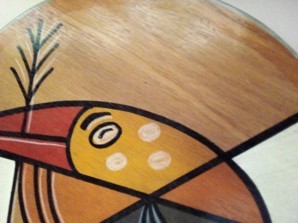 Other Antiques & Collectables Artistic Wooden Lazy Susan Made in