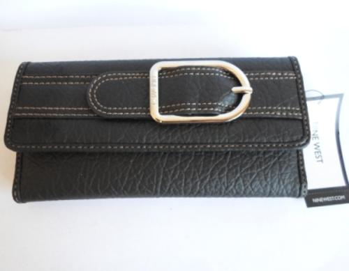 Purses & Wallets - STUNNING!!! BRAND NEW LADIES LEATHER NINE WEST WALLET WITH BUCKLE DETAIL was ...