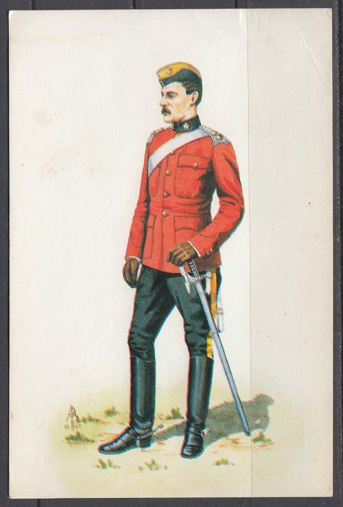 Transvaal - B151111 CAPTAIN's UNIFORM = KINGS DRAGOON GUARDS Boer War ...