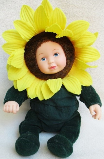 anne geddes sunflower doll