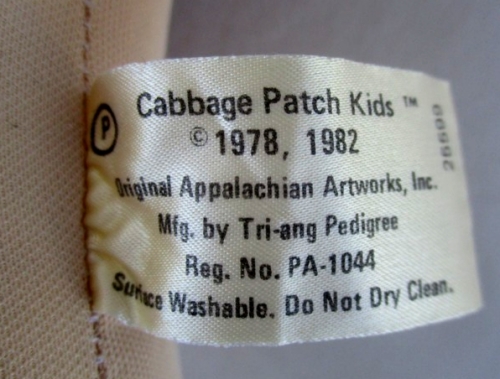 cabbage patch kids 1978 1982