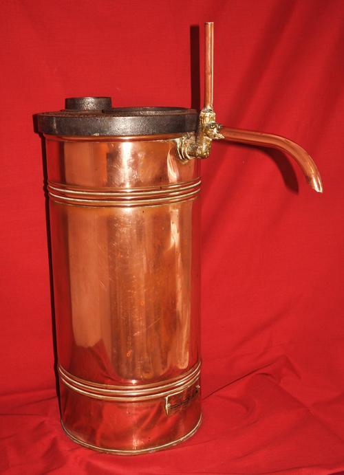 Copperware Vintage Copper Geyser Hot Water Heater Large   1261359 100927122912 Copper 023.JPG