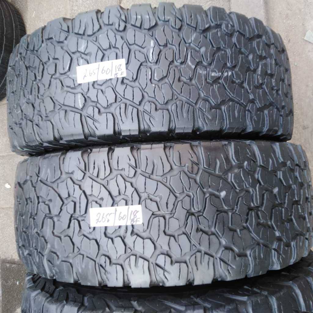 Tyres - 265/60/18 BF Goodrich AT tyres. Excellent Condition for sale in ...