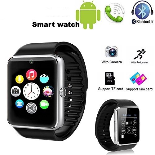 watch sim smart microsd black (with camera) gt08