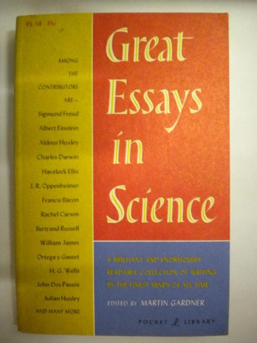 Great essays in science martin gardner