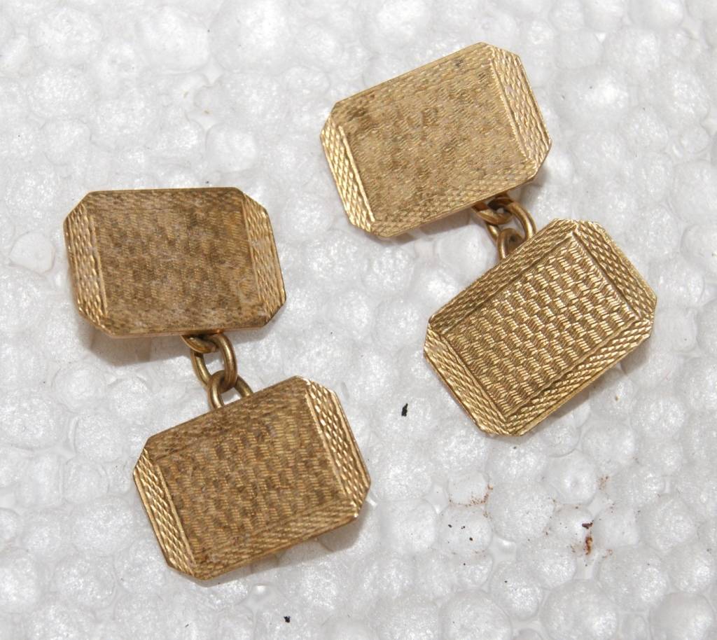 Other Fine Jewellery Hallmarked 9ct Gold Cufflinks