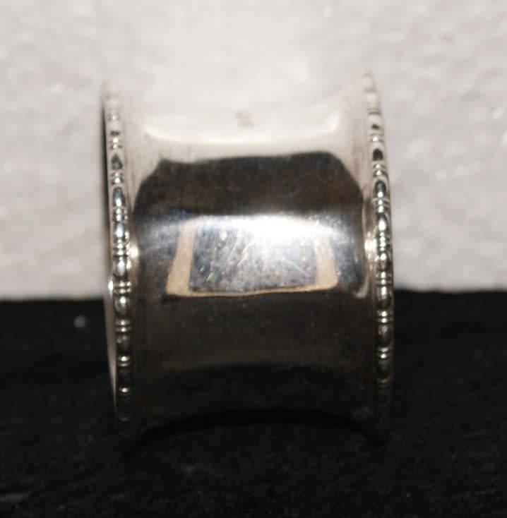 Silver Hallmarked Silver Birmingham 1926 Serviette Ring