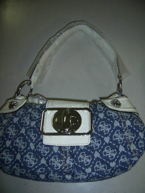 guess denim handbags