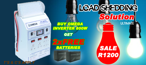BUY Omega 450W INVERTER get 1 FREE BATTERY -FREE DELIVERY by Buyfast