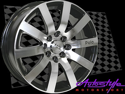 15" Fox Polo Alloy Wheels - 4/100 & 4/108 multi-pcd - sold as a set of 4, excluding tyres 