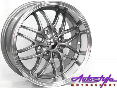  14" Evo Ascari Alloy Wheels CODE T806 14 - 4/100 & 4/108 pcd - sold as a set of 4 - huge range mags and tyres at unbeatable prices, browse our other listings
