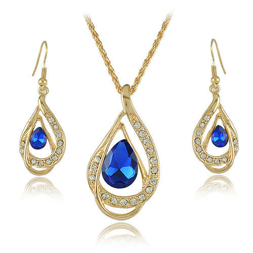 Crystal Necklace Jewellery Set