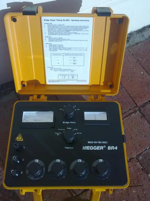 Test Equipment - Insulation Testing Megger BR4 Bridge Megger was sold ...