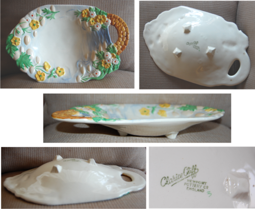 Clarice Cliff Moulded Dish