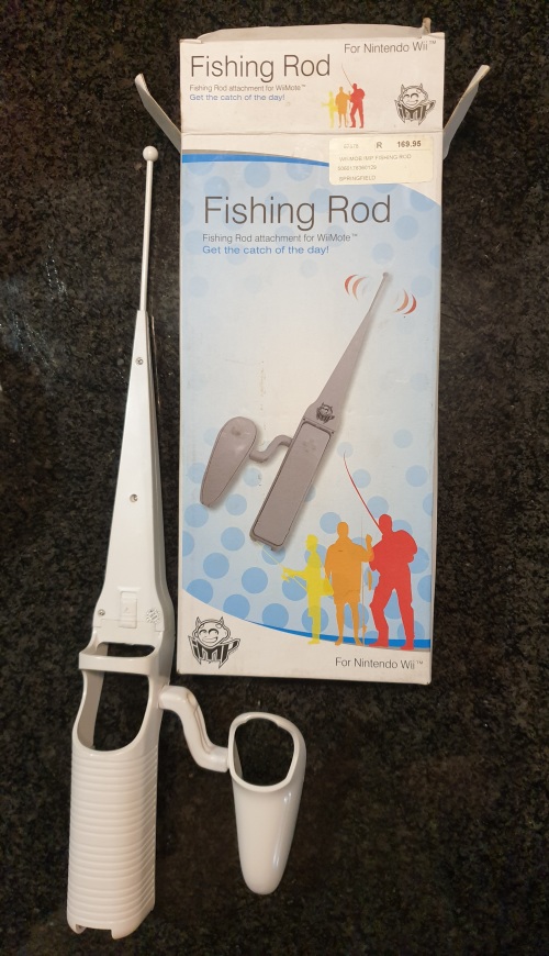 Nintendo - NINTENDO WII FISHING ROD was listed for R1.00 on 28 Jun