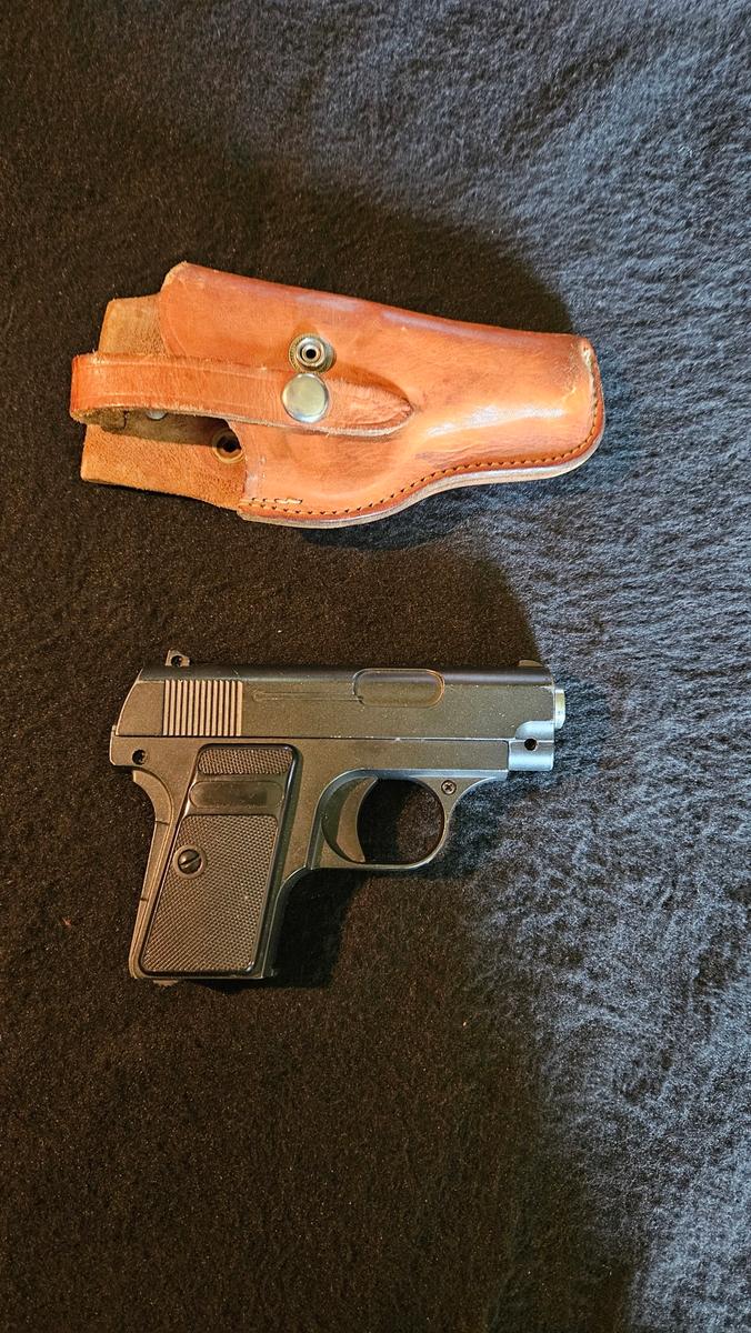 BB & Pellet Guns - Metal BB Gun + Leather Holster was sold for 401.00 ...