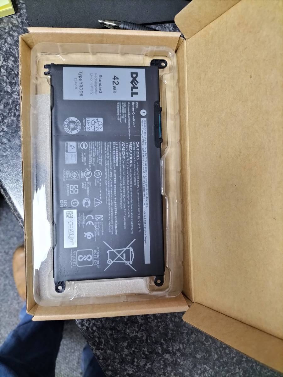 Laptop Batteries Dell Battery Inspiron Type YRDD6 Laptop Battery, 11.4 V 3500mAh/42Wh for sale