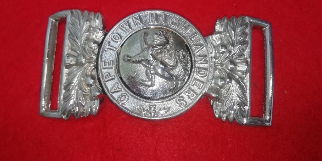 Belts & Buckles CAPE TOWN HIGHLANDERS STABLE BELT BUCKLE was sold for R791.00 on 17 Dec at 18