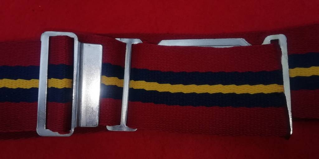 Belts & Buckles ARTILLARY SCHOOL STABLE BELT was sold for R375.00 on 7 Jan at 2016 by