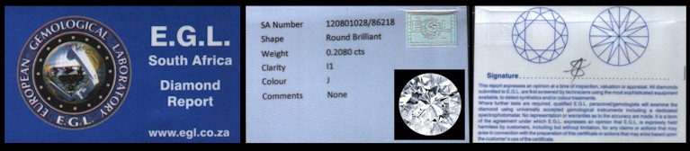 100% UNTREATED! EXCELLENT.208CTS SPARKLING DIAMOND. EGL CERTIFIED!
