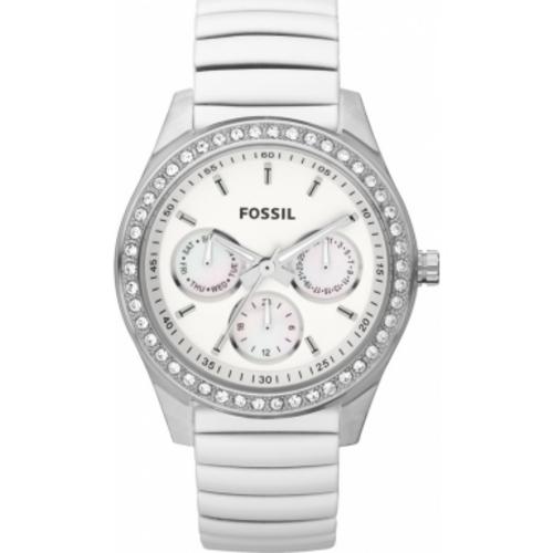Women's Watches - Fossil ES2953 Stella Expansion Band Crystal All White ...