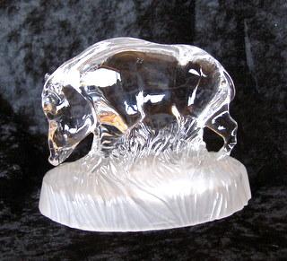 Glass - Cristal d'Arques Crystal Animal Series - Wild Boar was sold for ...