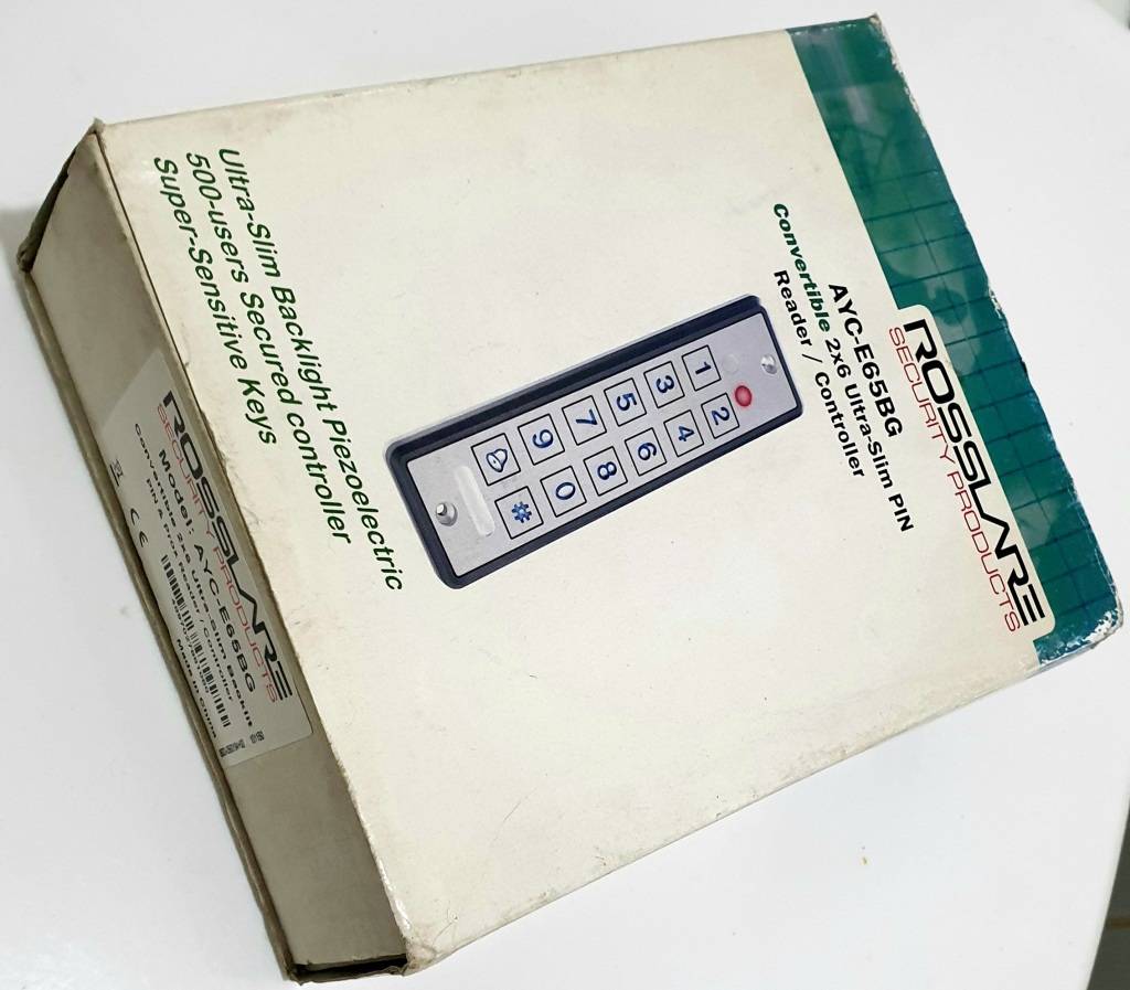 Smart Fingerprint Rosslare AYCE65BG Convertible 2x6 Ultra Slim Back