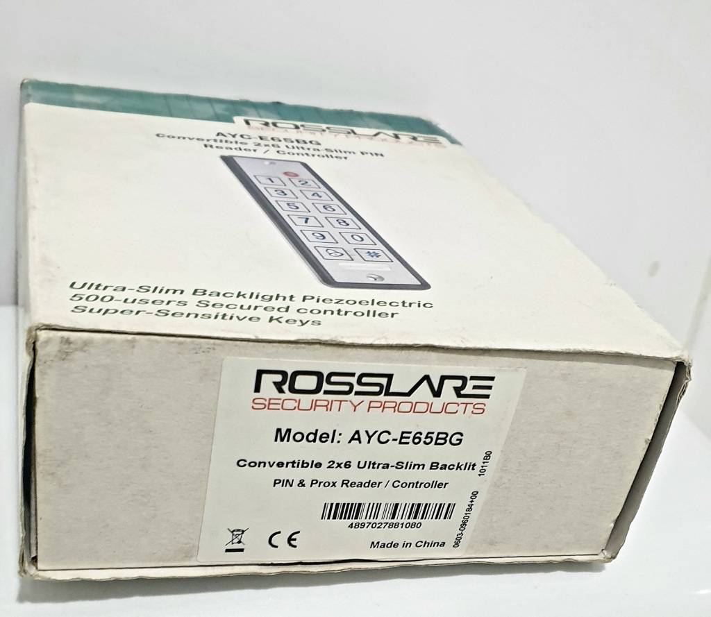 Smart Fingerprint Rosslare AYCE65BG Convertible 2x6 Ultra Slim Back