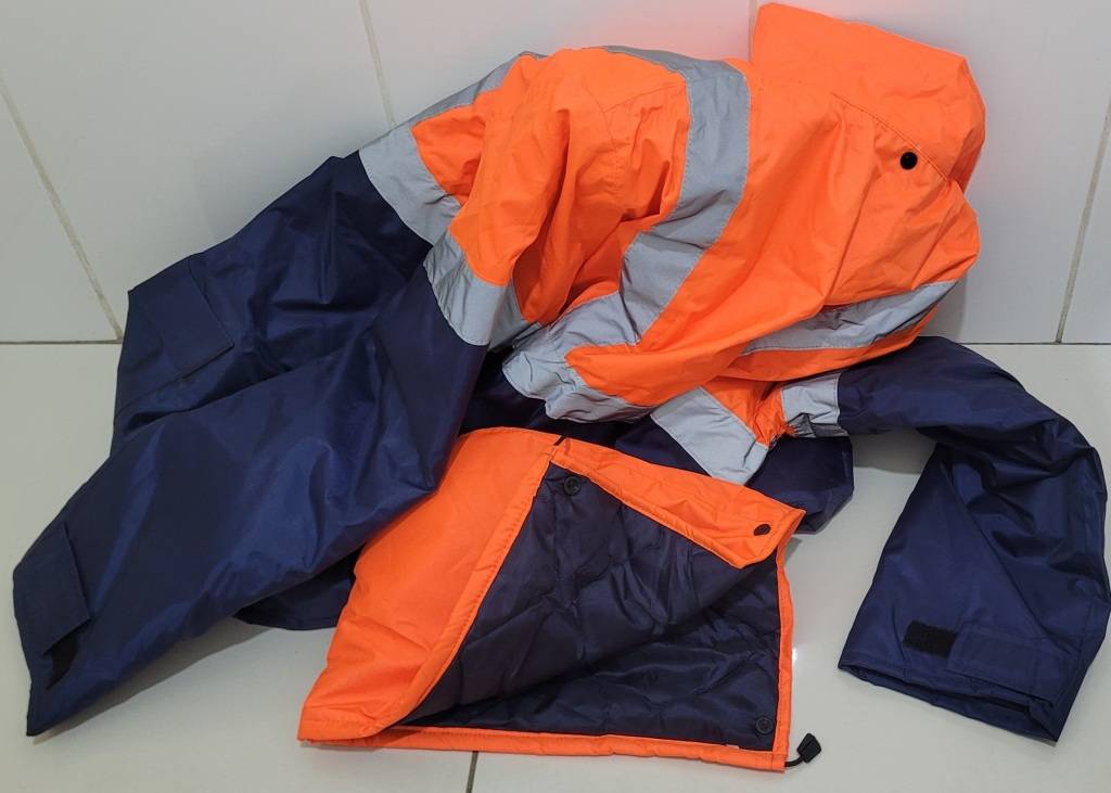 Protective Gear WOW!!! XL CAT High Visibility Reflective Puff Jacket