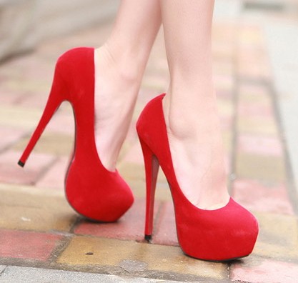 Shoes - 14cm Lovely Heels in Red / Black / Blue / Pink was sold for ...