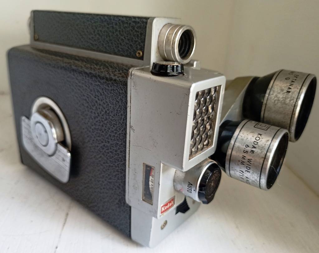 Cameras Vintage KODAK Cine Automatic Turret f/1.9 3 Lens 8mm