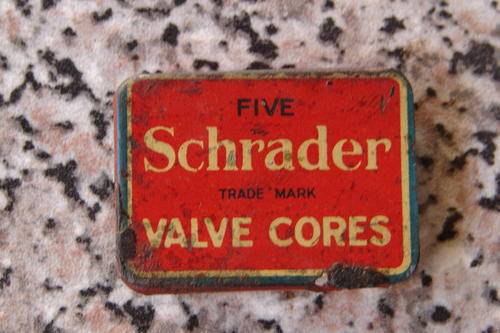Accessories - One Tin box of Five Vintage Schrader Valve Cores-intacted ...