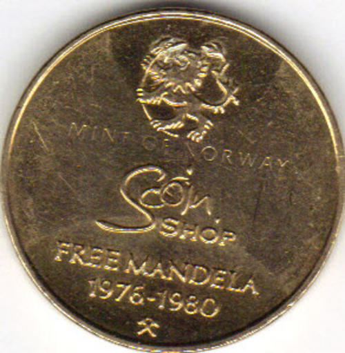 Tokens - Mint Of Norway Scoin Shop Free Mandela 1976 - 1980 Token was ...