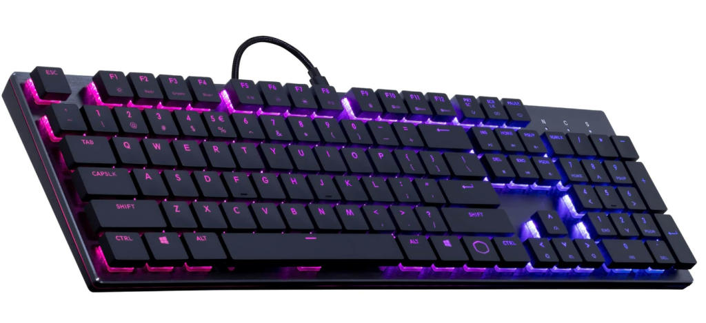 Keyboards - Cooler Master SK-650-GKLR1-US SK650 Cherry MX Low Profile ...