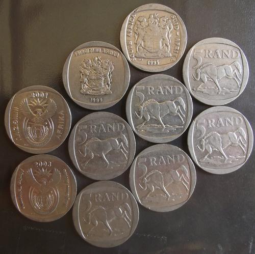 Five Rand - 1994 -2003 R5 Collection (bid per coin to take all) was ...