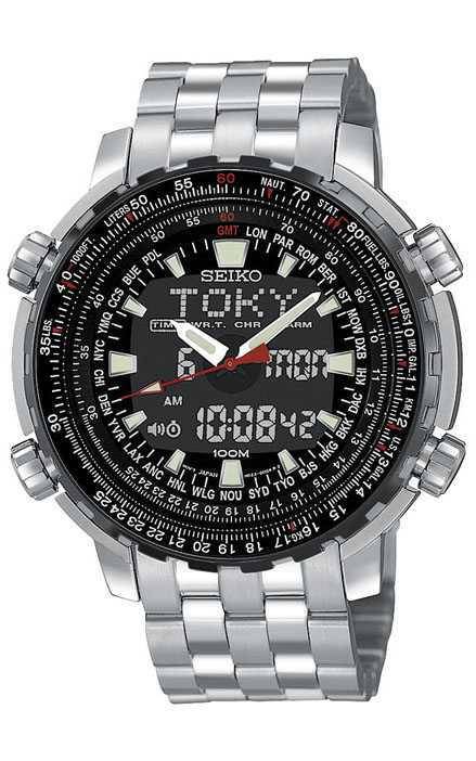 watch with second hand and digital
