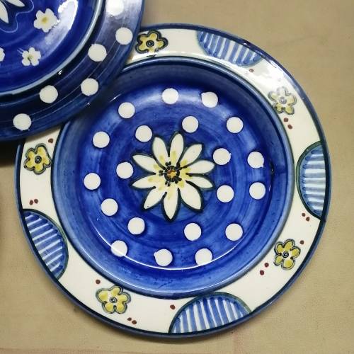 Other Porcelain & Ceramics Five Handpainted Decorative Ceramic wall