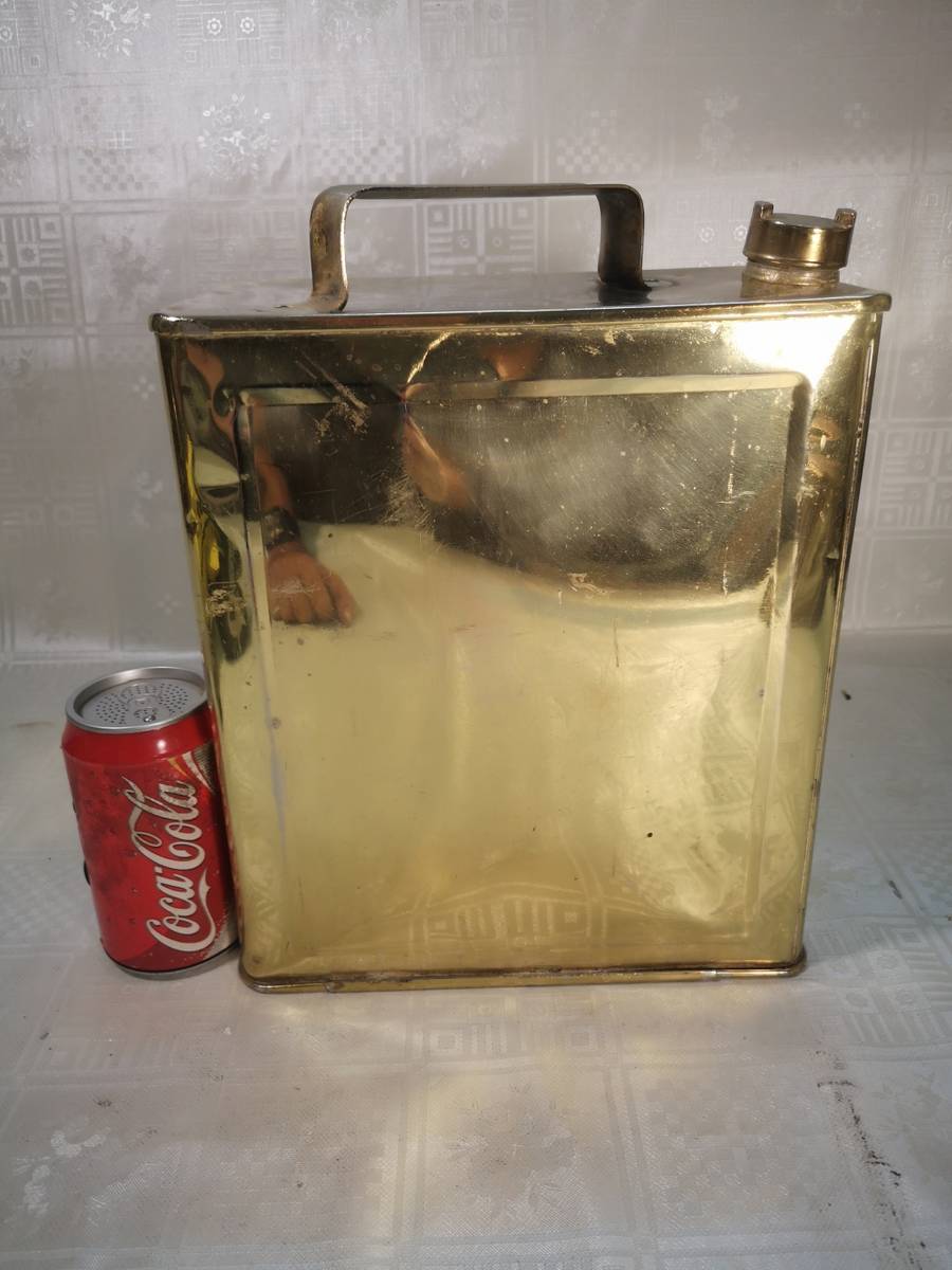 Road SUPER RARE EMBOSSED BRASS VINTAGE SHELL X100 MOTOR OIL 2 GALLON