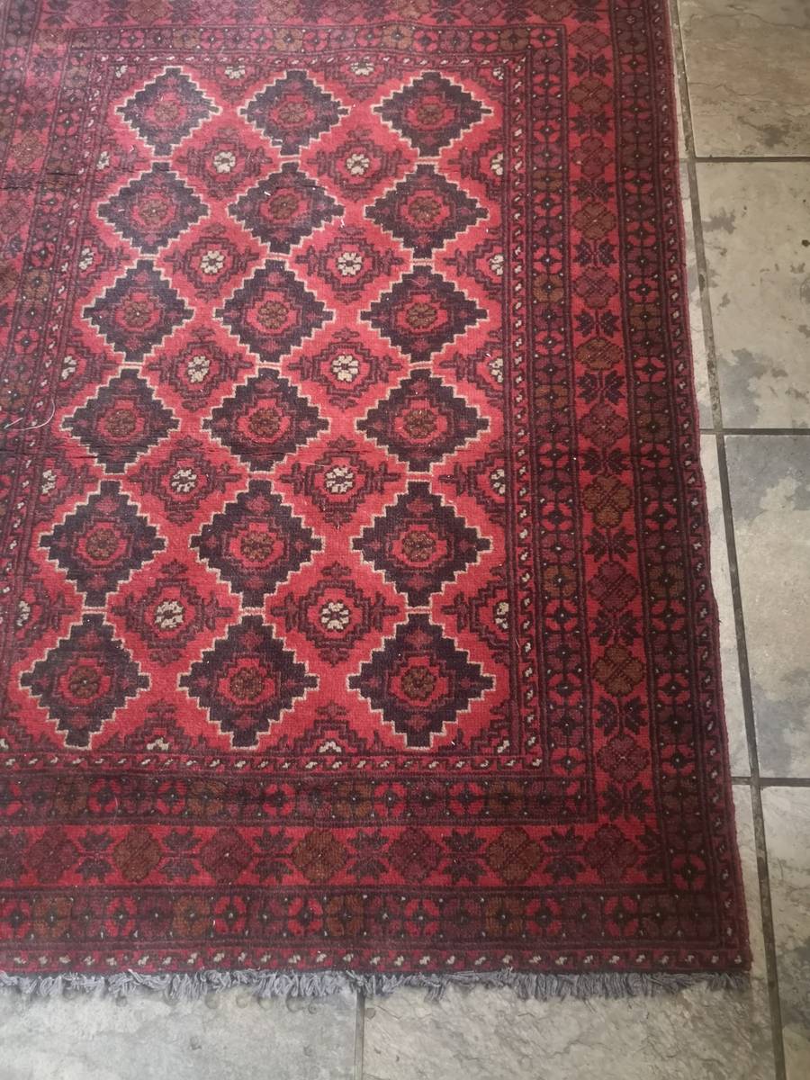 Rugs & Carpets EXCELLENT HANDKNOTTED VINTAGE AFGAN PERSIAN RUG