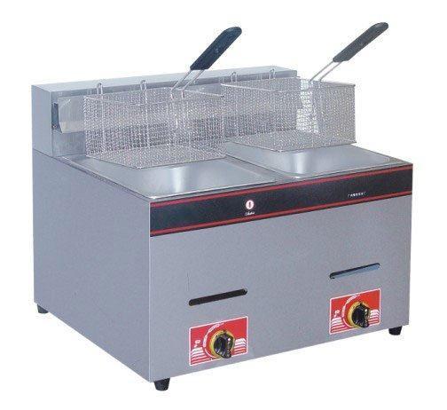 Kitchen Equipment & Supplies - DOUBLE GAS CHIPS FRYER 12 Liter BRAND ...