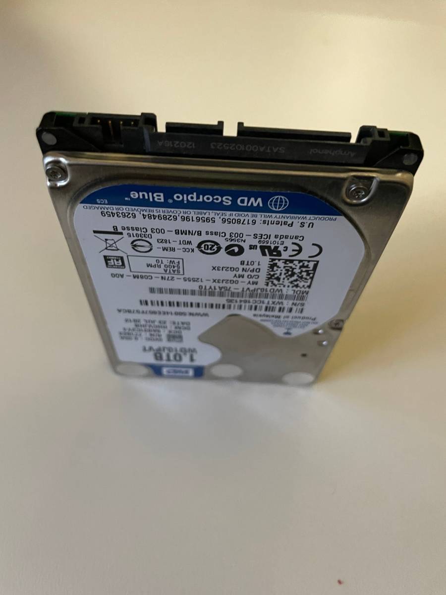 WD Scorpio Blue 120GB 5400 RPM SATA 2.5" Internal Hard Drive - 8MB Cache, 3GB/s, For Laptops & Desktops