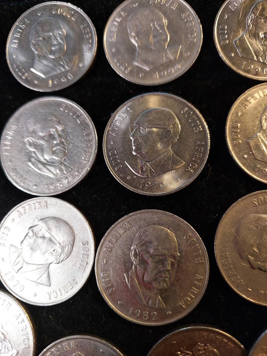 One Rand - A COLLECTION OF VINTAGE SOUTH AFRICAN ONE RAND COINS for ...